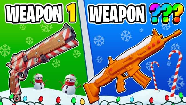 WINTERFEST GUN GAME ๐CHRISTMAS โ Fortnite Creative map