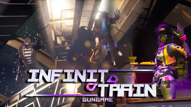 Infinit Train (Gun Game) — Fortnite Creative map cover art