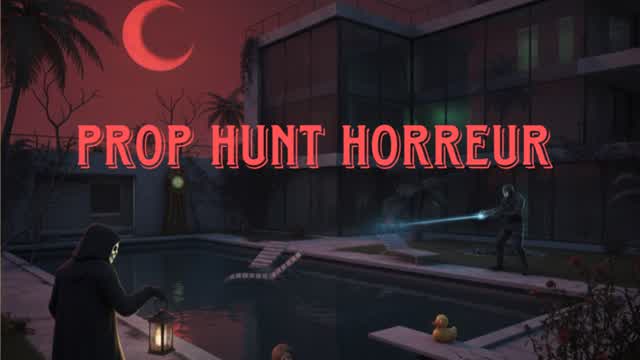Prop Hunt Villa Horreur RP — Fortnite Creative map cover art