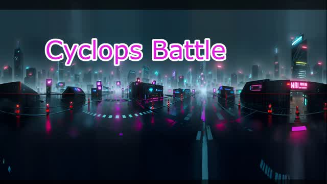 Defeat the Cyclops [Boss battle] — Fortnite Creative map cover art