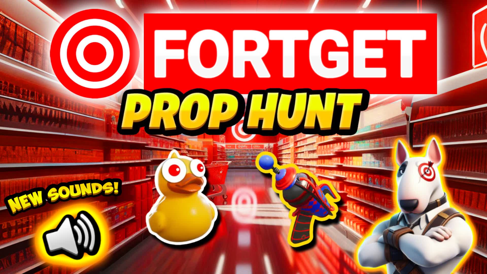 FORTGET PROP HUNT🎯 — Fortnite Creative map