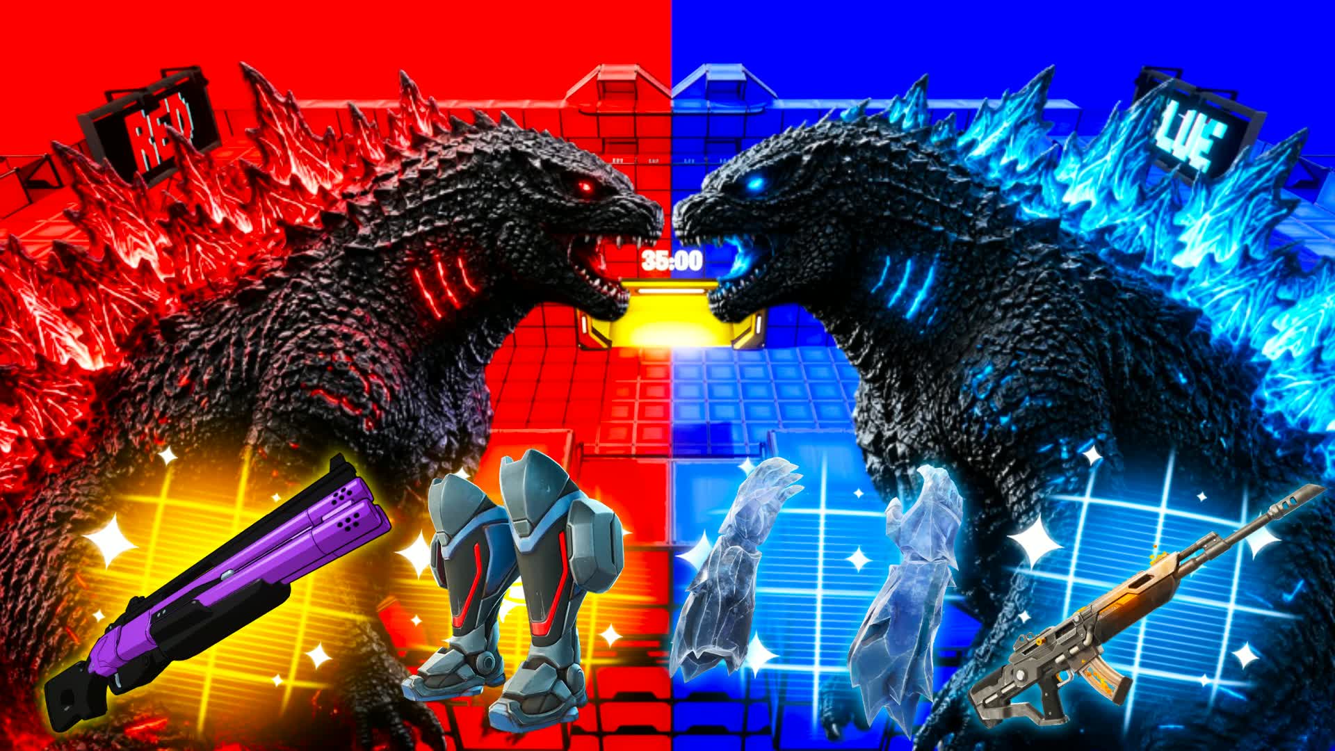 RED VS BLUE STARWARS red vs blue fight — Fortnite Creative map