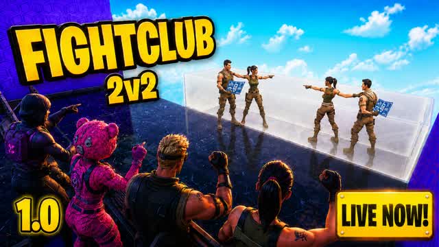 FightClub 2v2 — Fortnite Creative map cover art