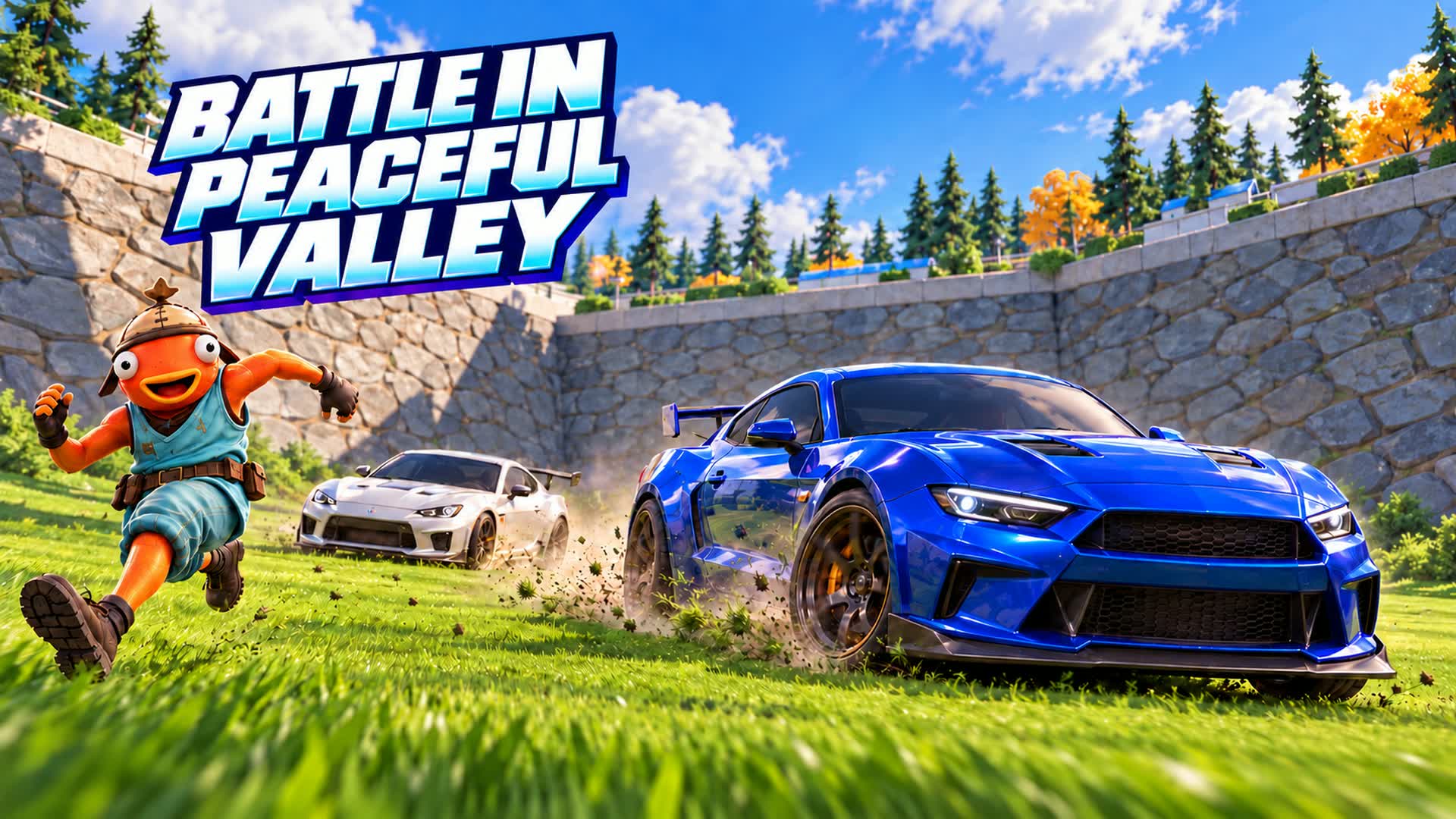 BATTLE IN PEACEFUL VALLEY — Fortnite Creative map