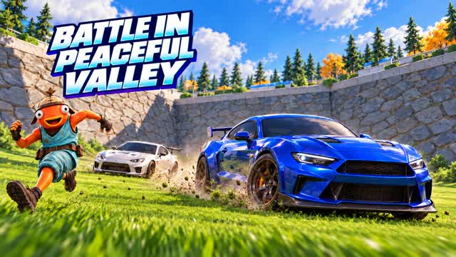 BATTLE IN PEACEFUL VALLEY — Fortnite Creative map