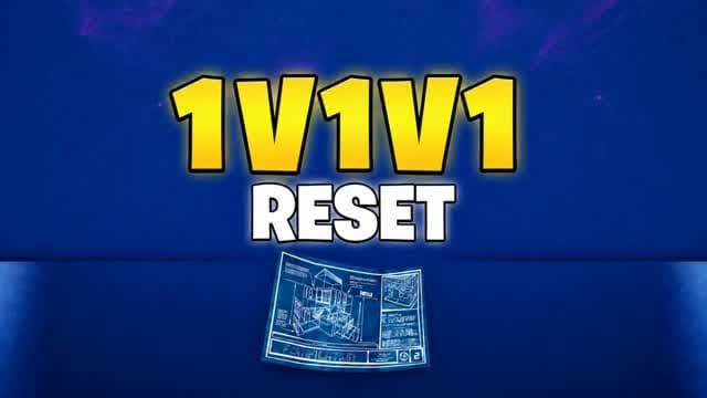 1V1V1 RESET — Fortnite Creative map cover art