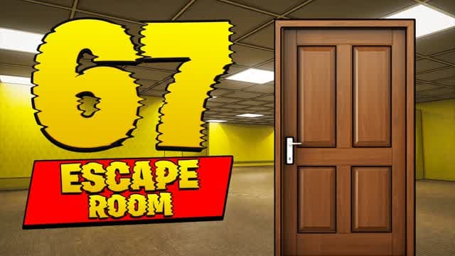 67+ ESCAPE ROOM BACKROOMS — Fortnite Creative map cover art