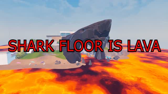 🦈SHARK FLOOR IS LAVA🔥 — Fortnite Creative map cover art
