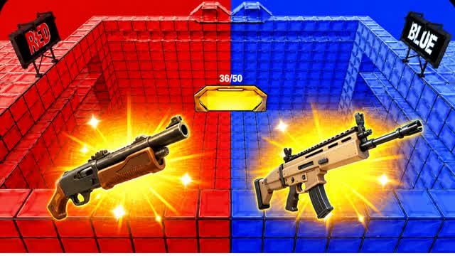 RANKED RED VS BLUE — Fortnite Creative map