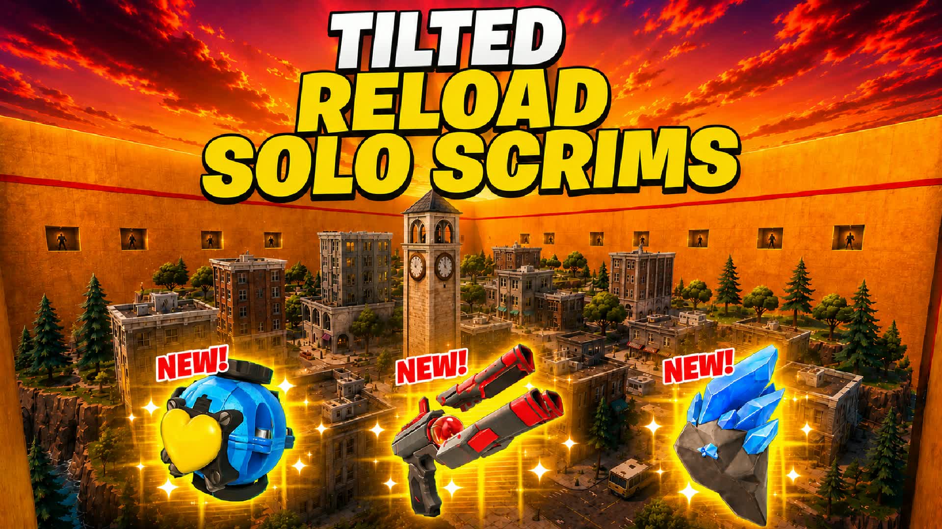 TILTED RELOAD SOLO SCRIMS [OG ZONE WARS] — Fortnite Creative map