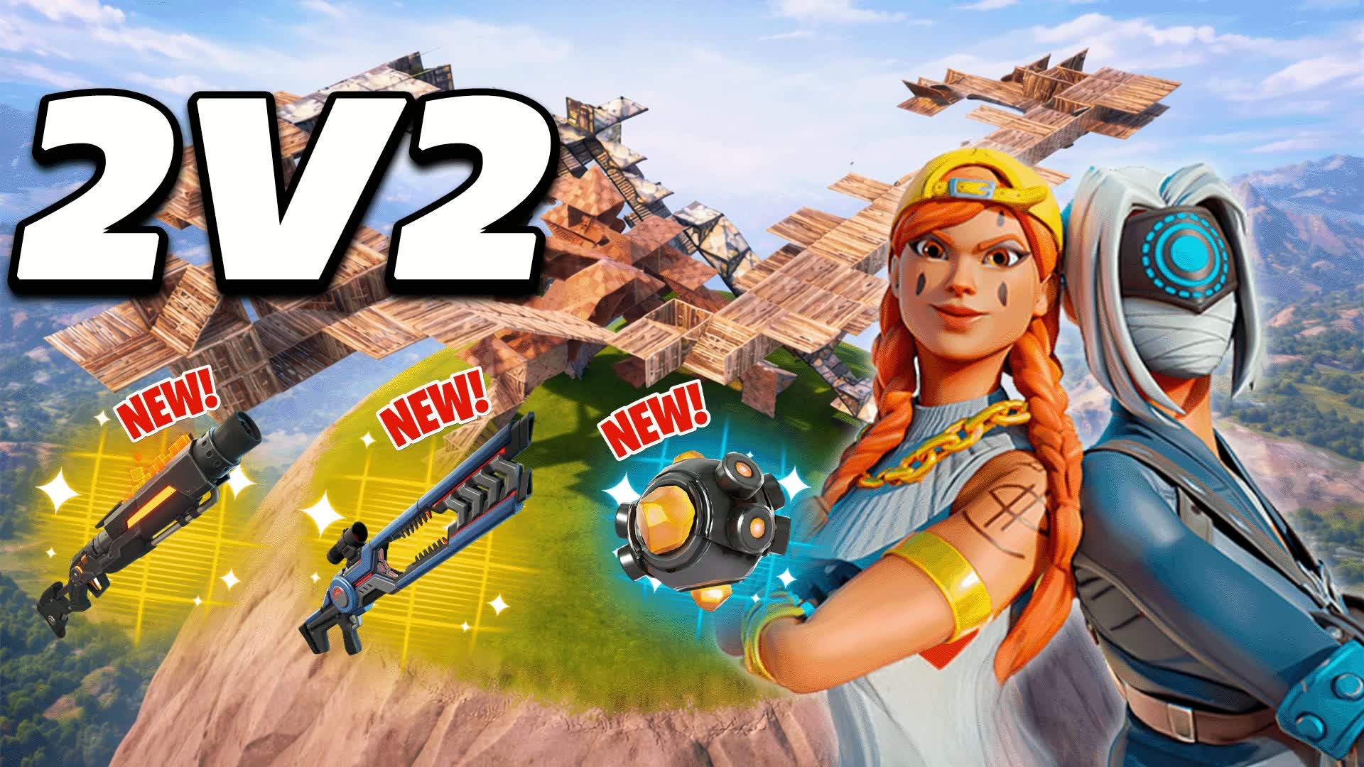 The MOUNTAIN🏔️ - 2v2 سكرمز الجبل — Fortnite Creative map