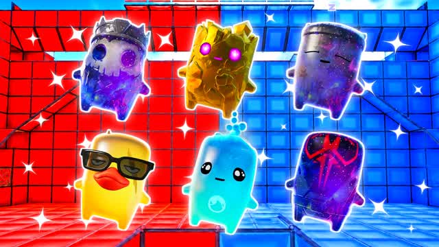 BLUE VS RED RAPID MIRROR 🔵🔴 — Fortnite Creative map cover art