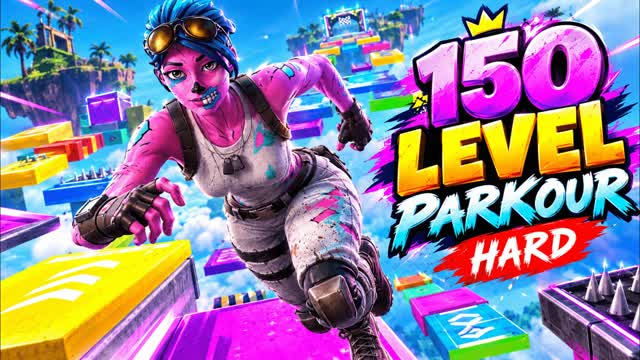باركور البحر / HARD PARKOUR 150 LEVELS🥇 — Fortnite Creative map