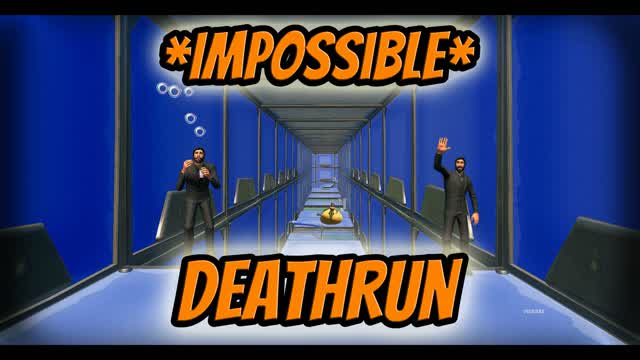 IMPOSSIBLE DEATH RUN — Fortnite Creative map cover art