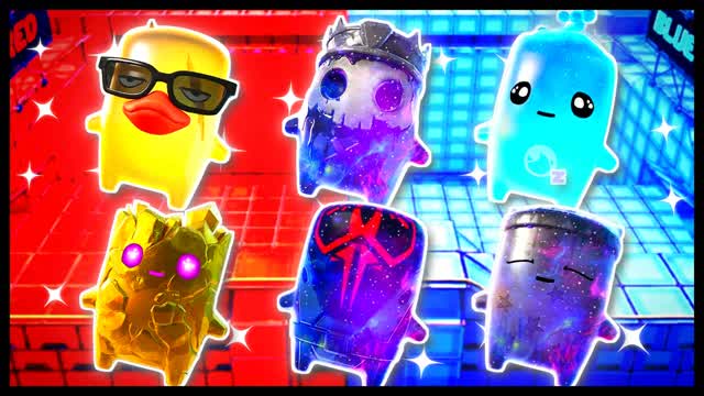 RED VS BLUE RUSH BEAM 🔴🔵 — Fortnite Creative map