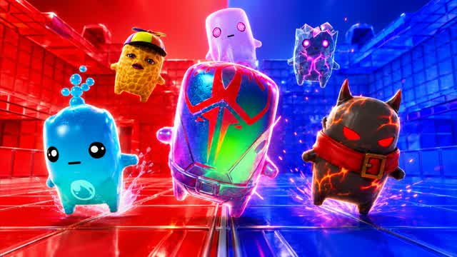 BLUE VS RED PRIME FIRE 🔵🔴 — Fortnite Creative map cover art