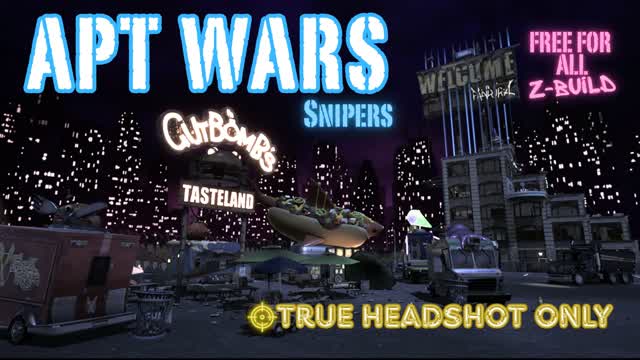 APT WARS: SNIPER FFA Z-BUILD — Fortnite Creative map cover art