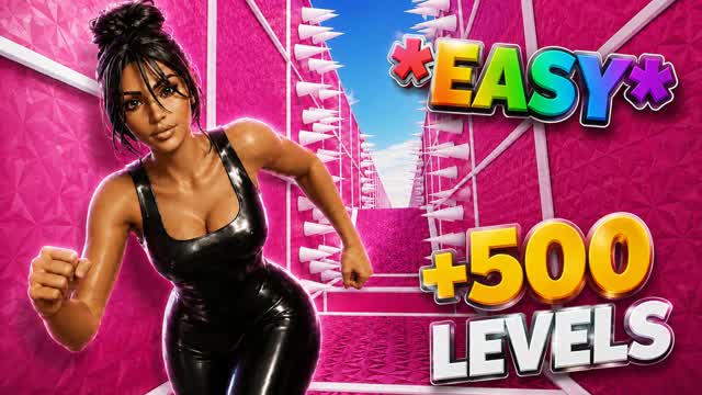 500+ EASY LEVELS PARKOUR [ DEATHRUN ] ⭐ — Fortnite Creative map