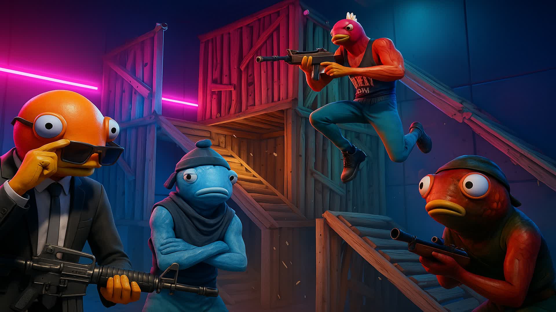 Fishy piece control😍 — Fortnite Creative map