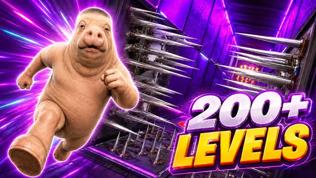 🔥 199+ LEVELS HARD PARKOUR — Fortnite Creative map