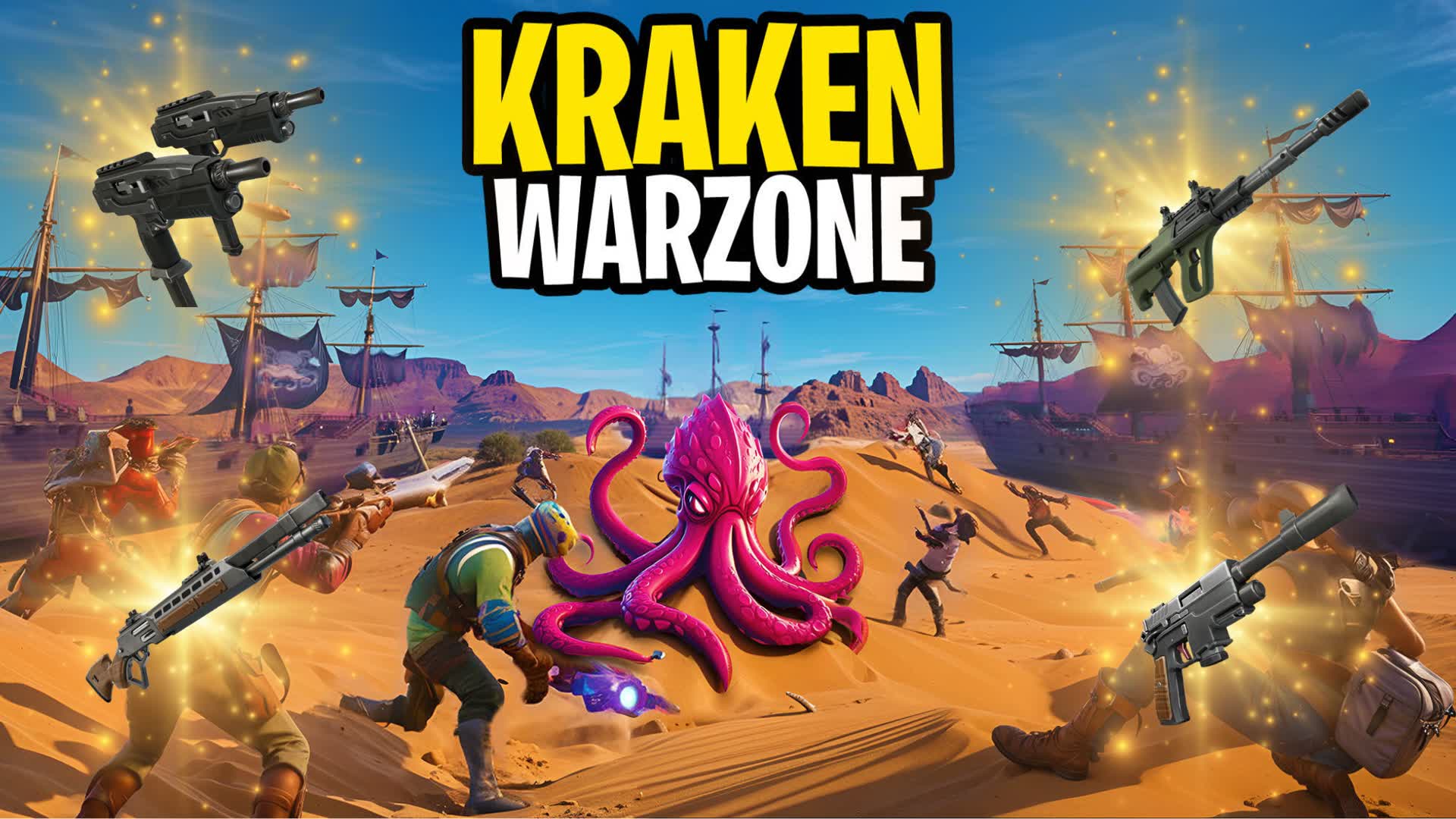 🦑 KRAKEN Free For All 🦑 — Fortnite Creative map