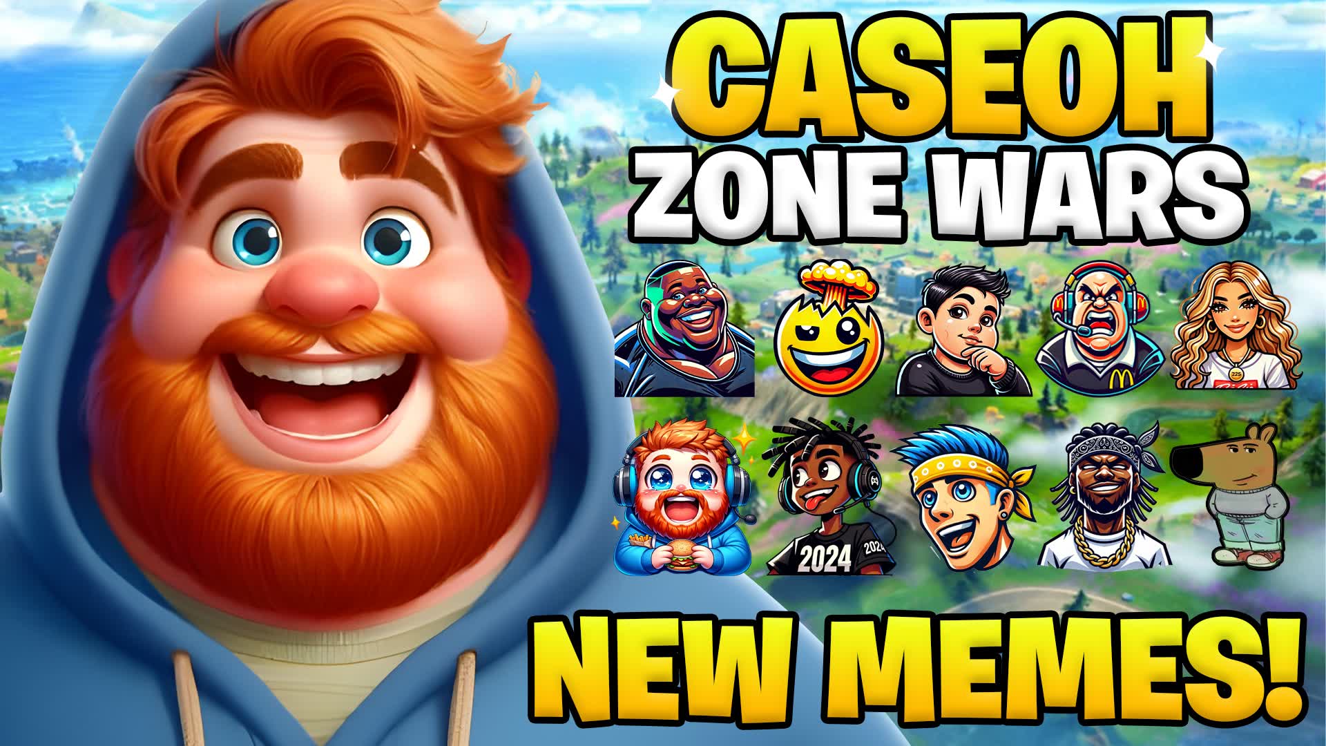 CaseOh ZONE WARS 🍔 - NEW MEMES — Fortnite Creative map