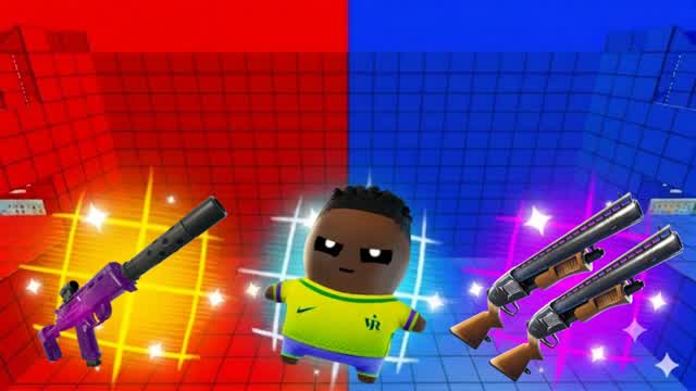 RED VS BLUE TOTO RINA — Fortnite Creative map cover art
