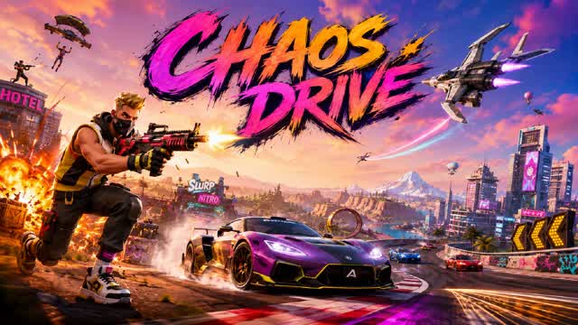 🚗UNDERGROUND DRIVE CITY⭐ FFA🌄 — Fortnite Creative map