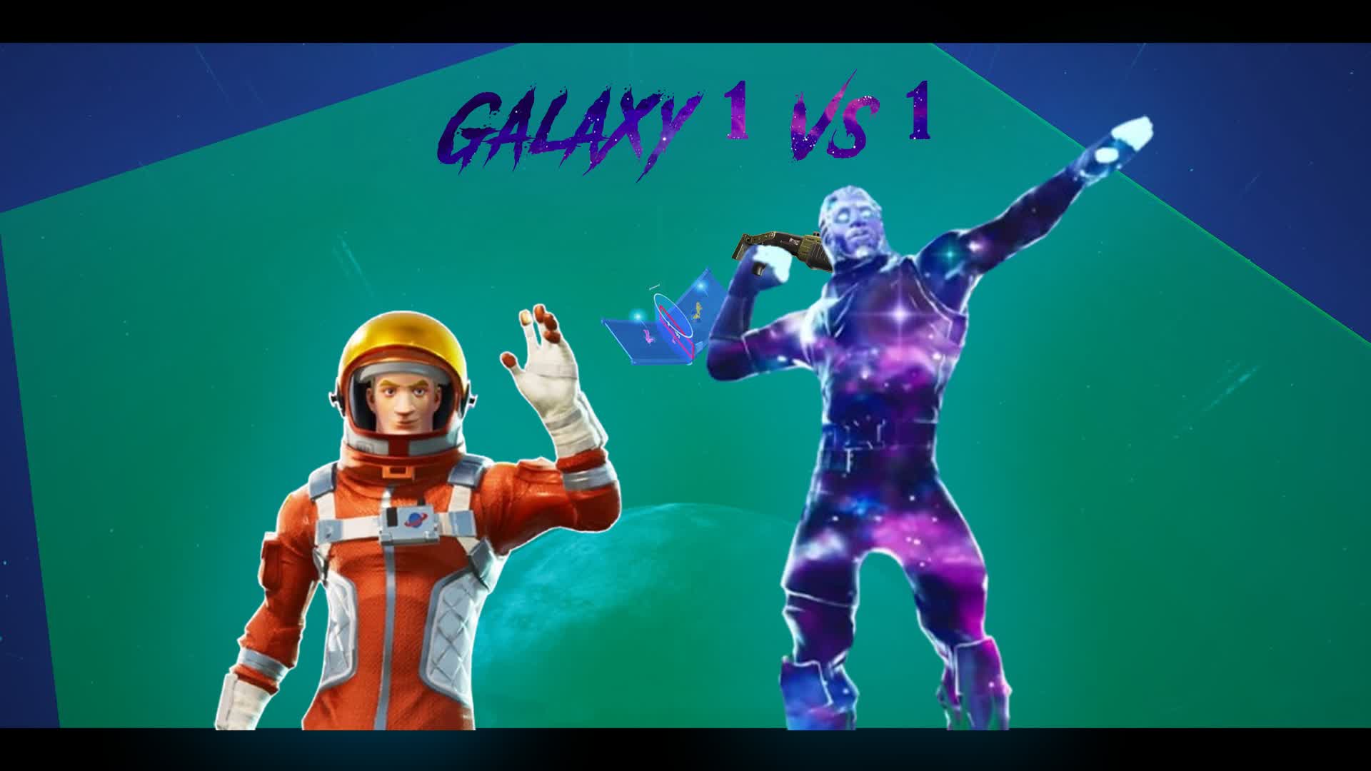 Galaxy 1 vs 1 | Warm up — Fortnite Creative map