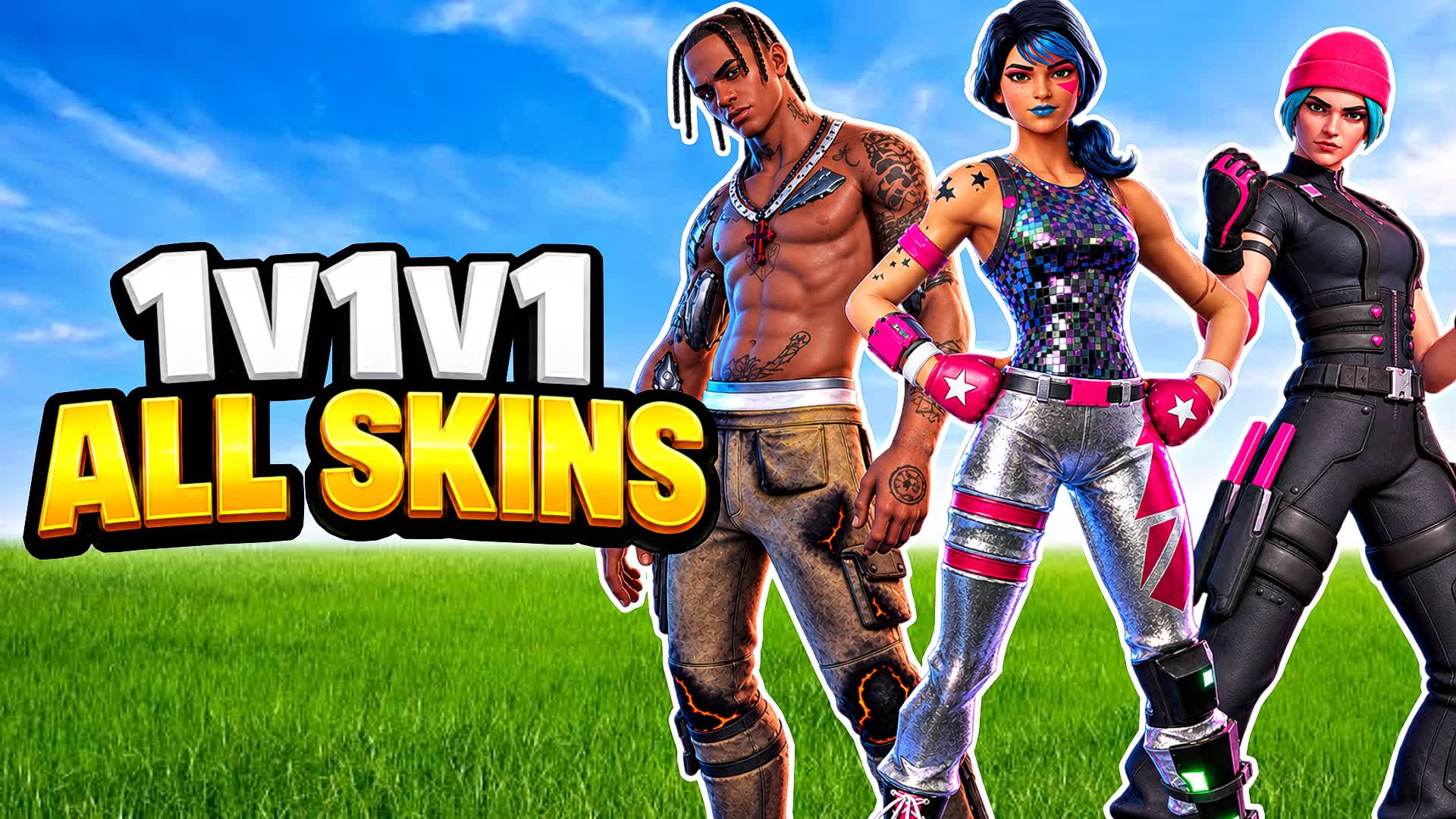 ALL SKINS 1V1V1 RELOAD FFA — Fortnite Creative map