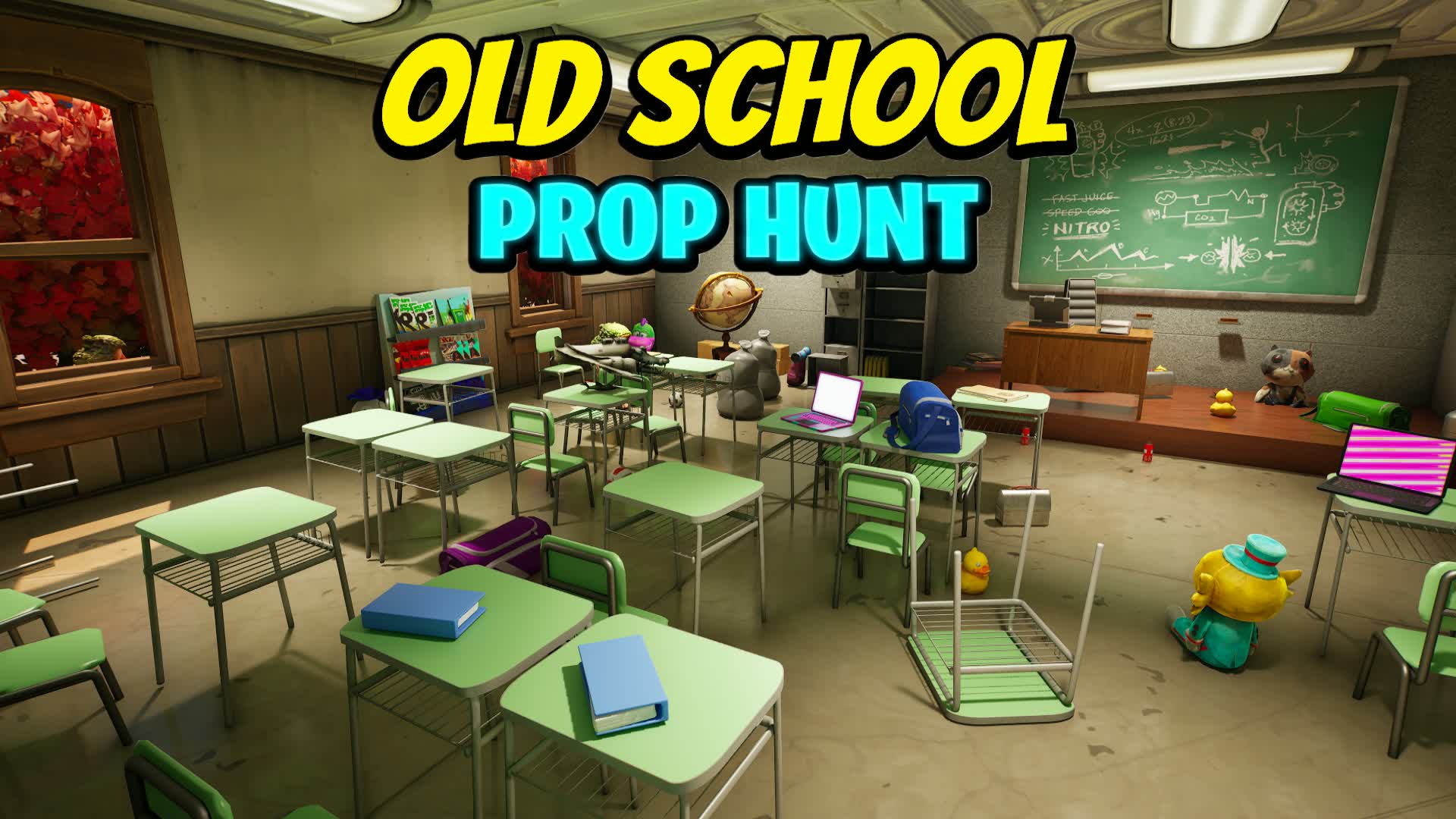 OLD SCHOOL PROP HUNT CACHE CACHE — Fortnite Creative map