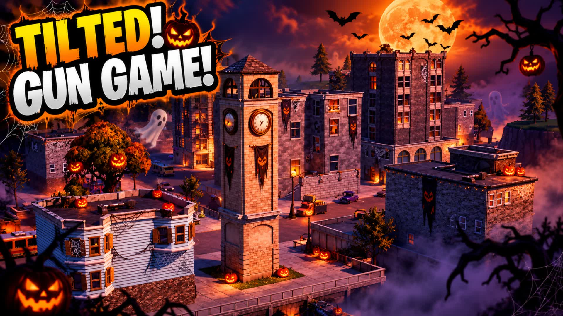 🔫 GUN GAME 🔫 SOLO 🏢 TILTED TOWER 🏢 — Fortnite Creative map