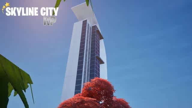 🌴 ∫ SKYLINE CITY RP — Fortnite Creative map cover art