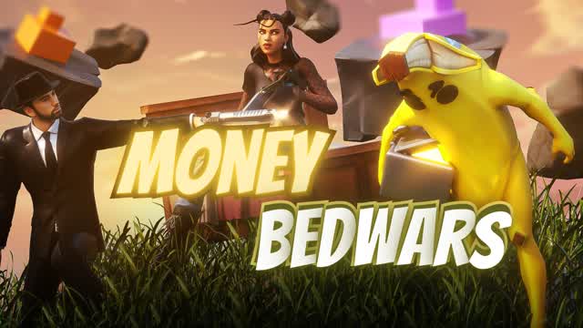 Money Bed Wars — Fortnite Creative map cover art