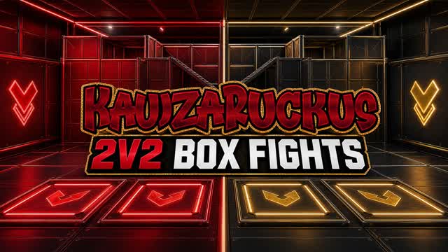 KauzaRuckus Box Fights 2v2 — Fortnite Creative map