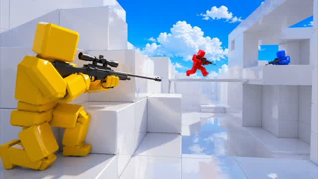 RED VS BLUE COMBAT DRIVE 🔴🔵 — Fortnite Creative map cover art