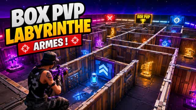 BOX PVP Labyrinthe S4tormyx — Fortnite Creative map