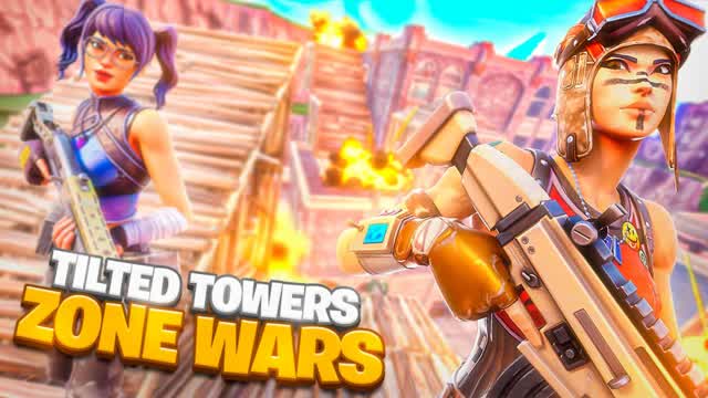 TILTED ZONE WARS — Fortnite Creative map cover art
