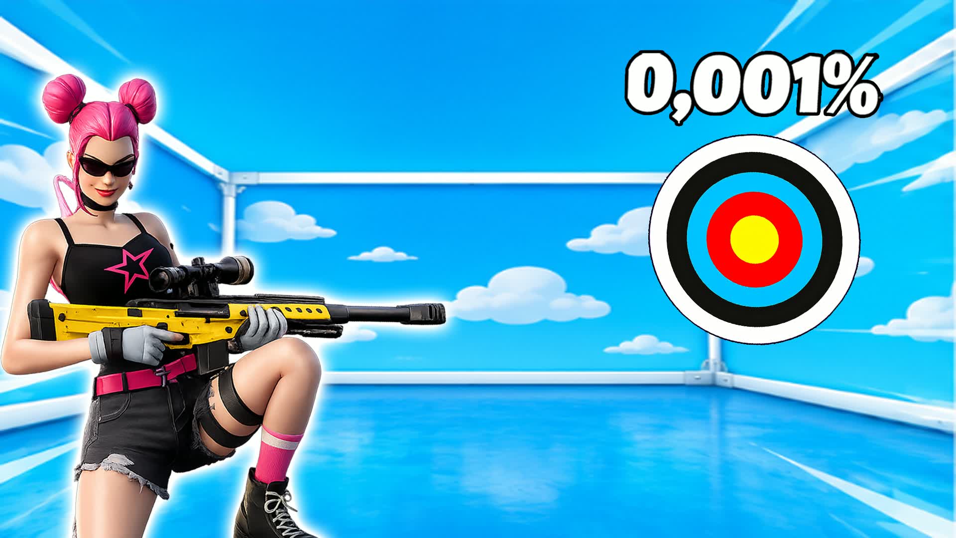 ASSOLUT TRICKSHOT PARKOUR 🎯(100 LEVELS) — Fortnite Creative map