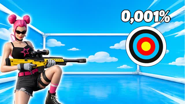 ASSOLUT TRICKSHOT PARKOUR 🎯(100 LEVELS) — Fortnite Creative map cover art