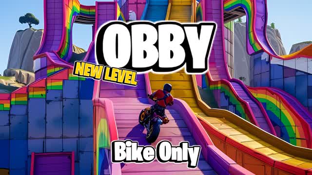 ⭐BIKE ONLY OBBY⭐ — Fortnite Creative map