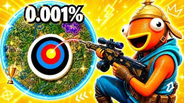 IMPOSSIBLE TRICK SHOT PARKOUR ⭐️🎯 — Fortnite Creative map cover art