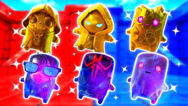 RED VS BLUE FEARLESS AIM 🔴🔵 — Fortnite Creative map cover art