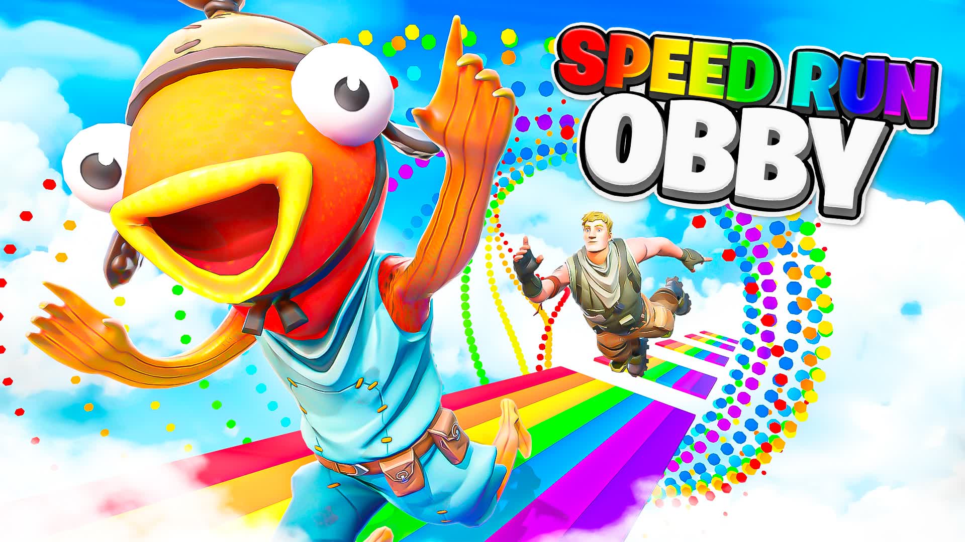 Speed Run Obby — Fortnite Creative map