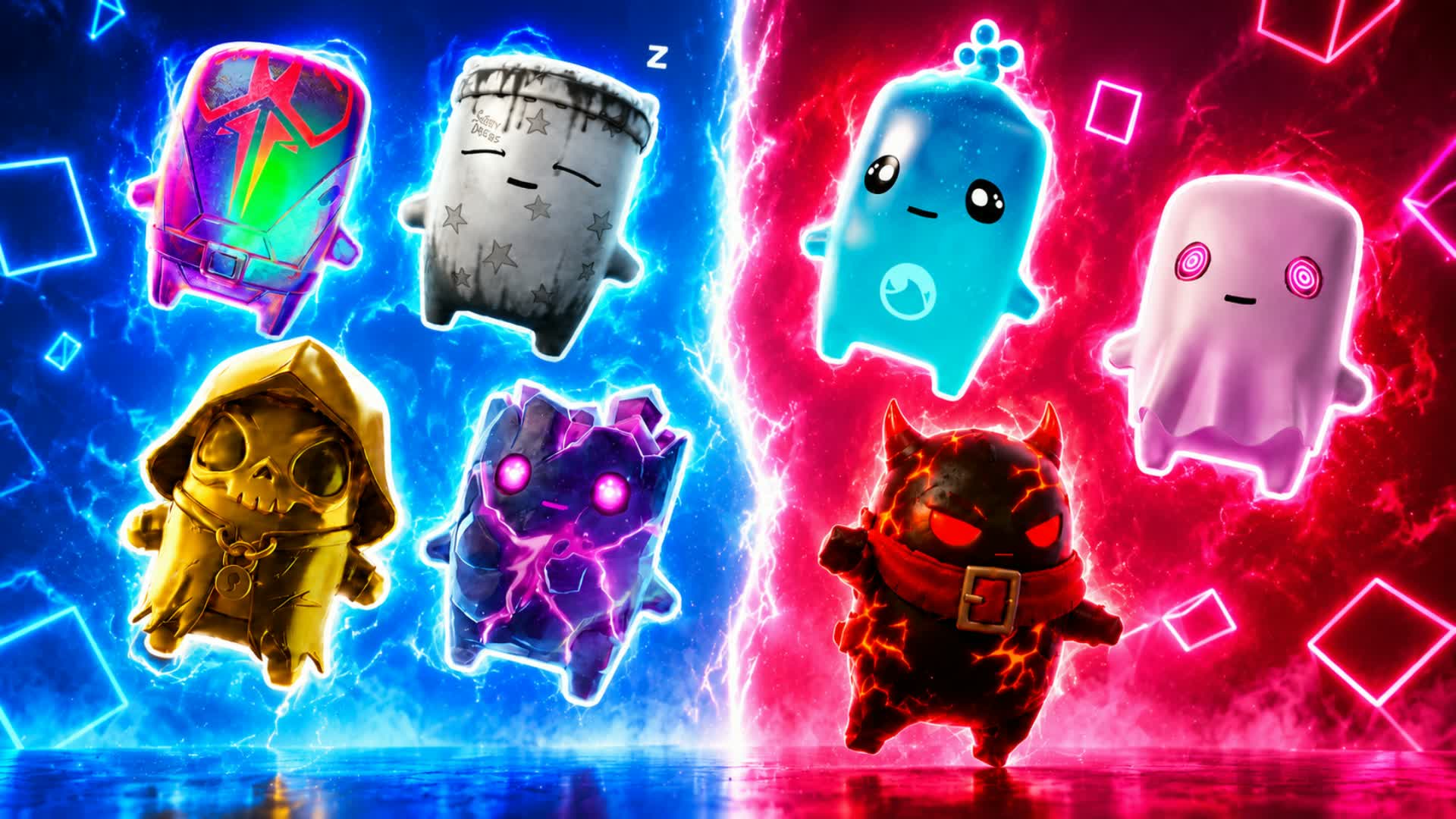 FINAL RED VS BLUE🔴🔵WINNERS 33 2 — Fortnite Creative map