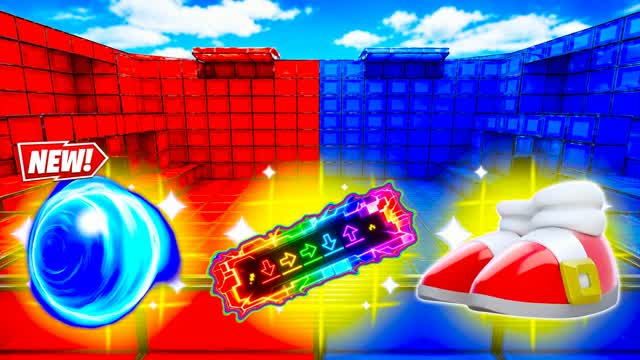 RED VS BLUE GET BEHIND COVER ๐ต๐ด โ Fortnite Creative map