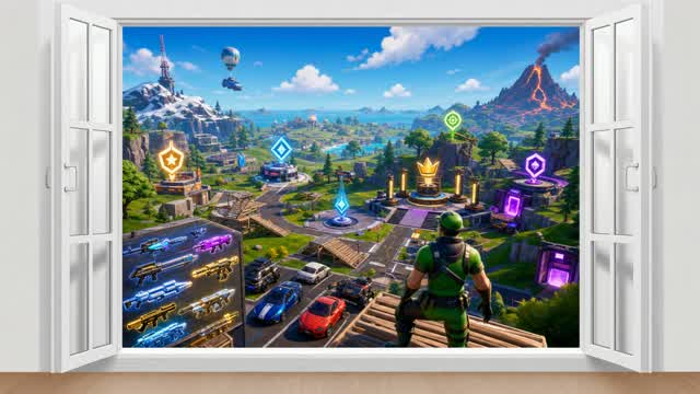 ULTIMATE HUGE CITY β Fortnite Creative map