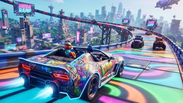 ⭐RAMP CITY NEW🚗 X1 CAR GAMES — Fortnite Creative map