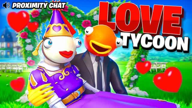 Love Tycoon ❤ — Fortnite Creative map cover art