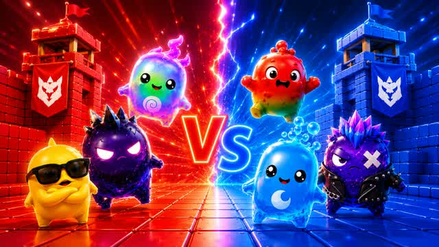🏆 RED vs BLUE Ultimate 🌟 PVP🏆 — Fortnite Creative map